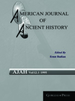 cover image of American Journal of Ancient History